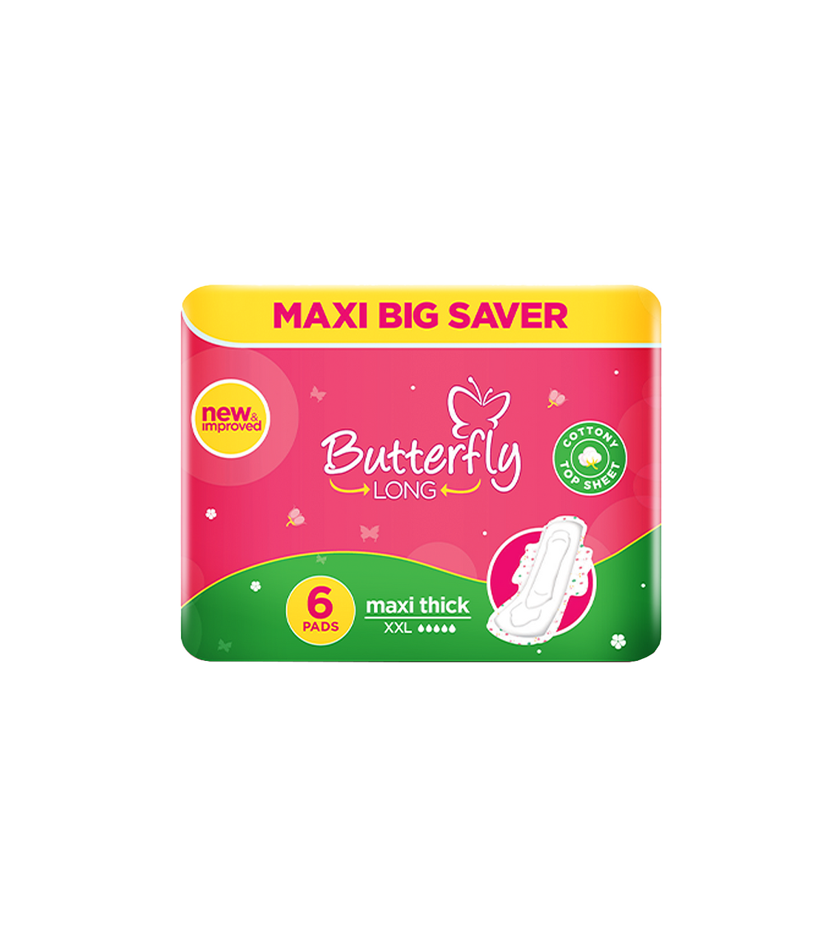 butterfly pad maxi thick 6pc xxl