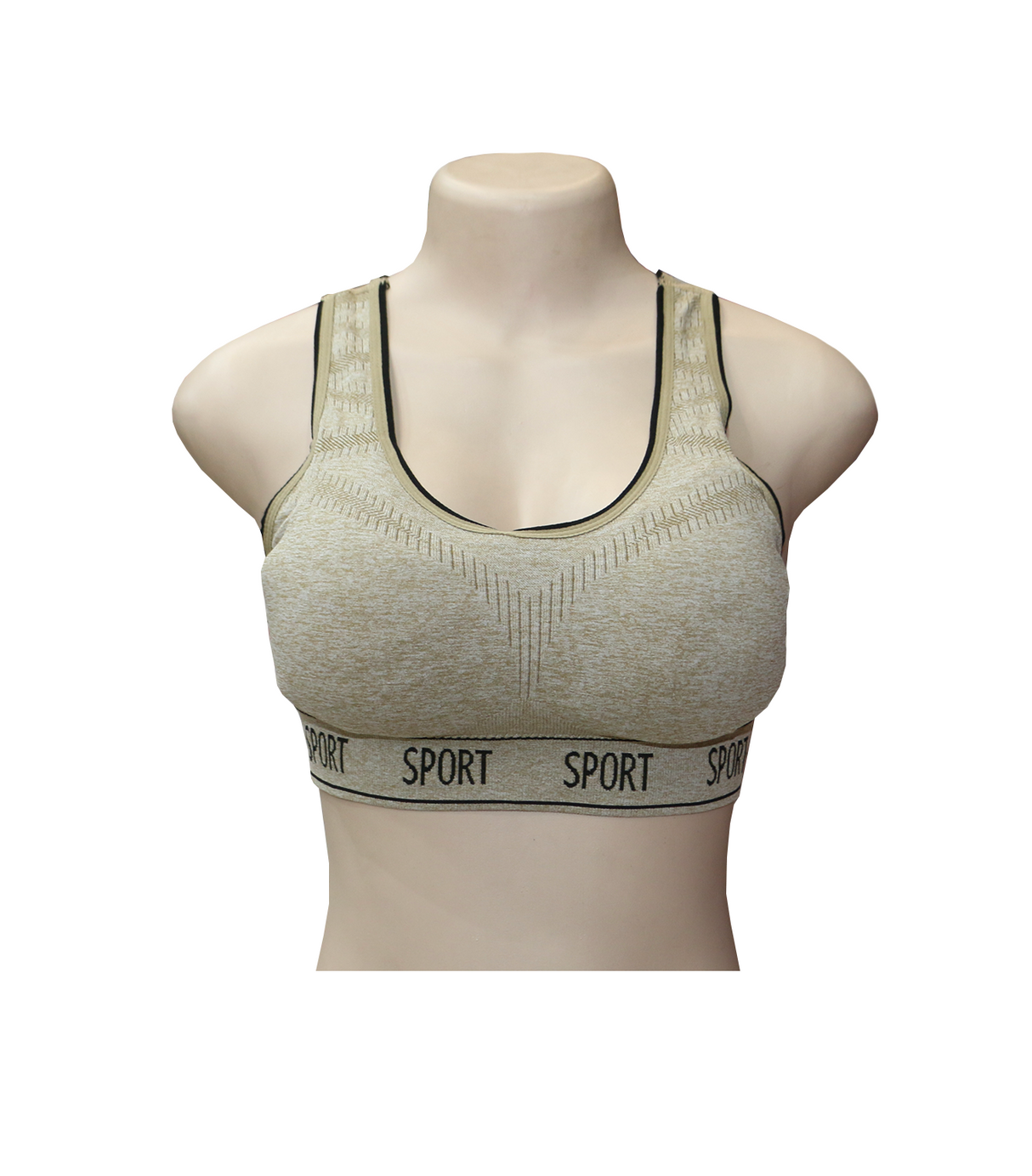 bra sports green 6739