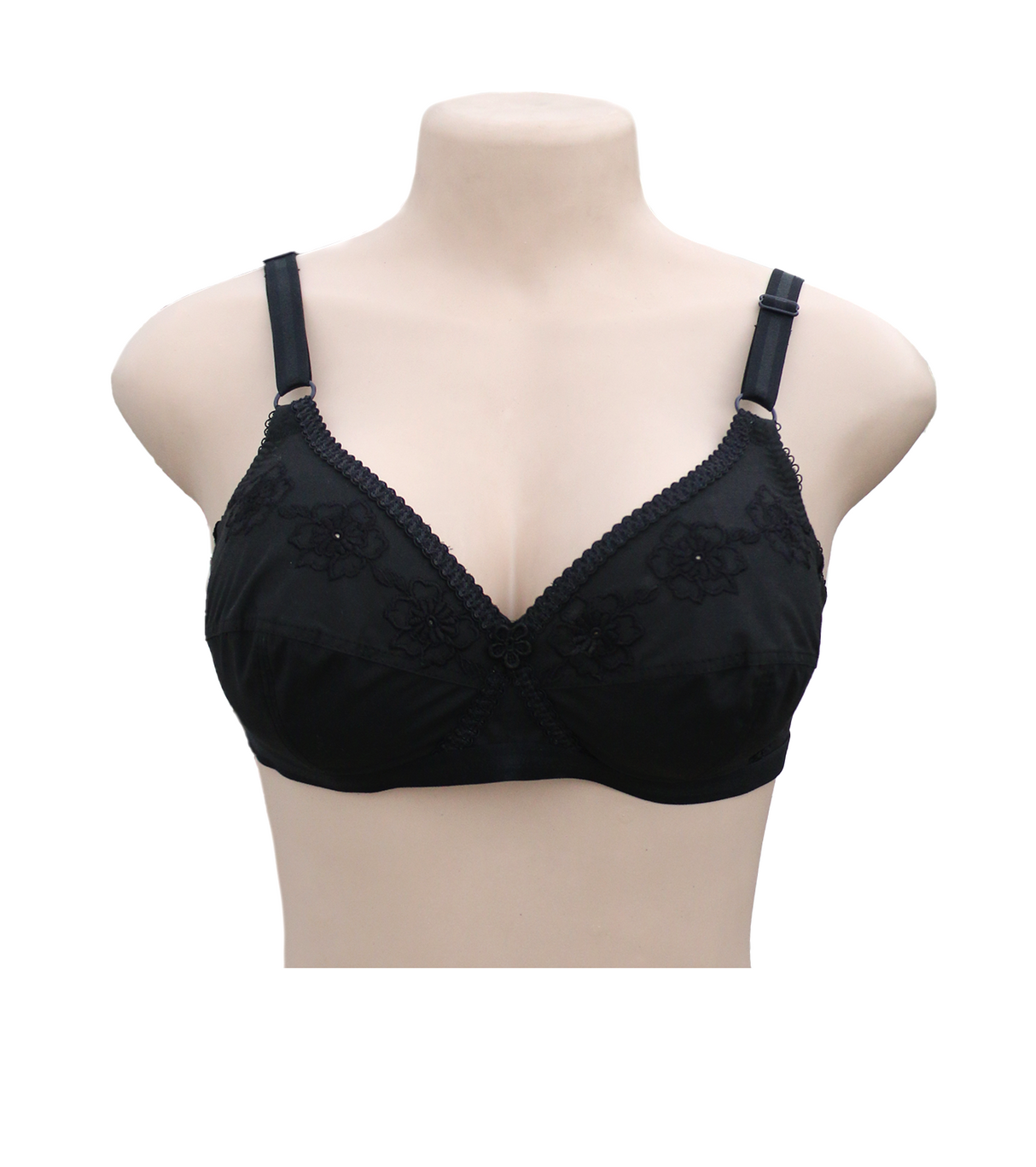 be belle bra xclence cotton black 32b
