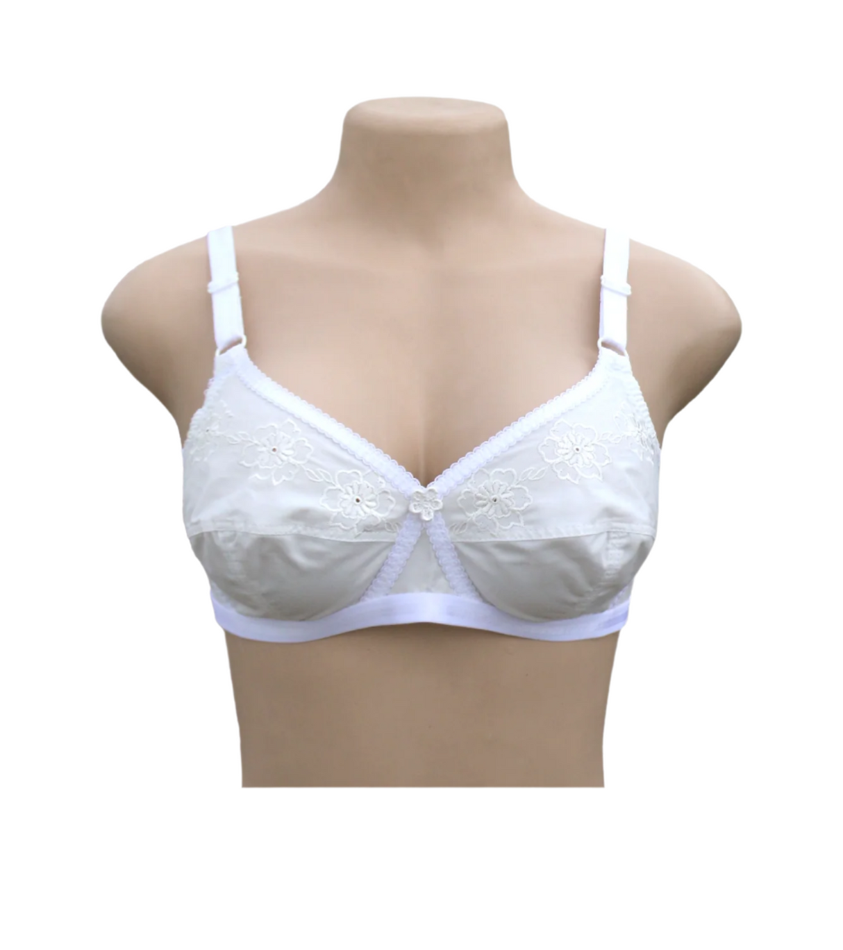 be belle bra xclence cotton white 46b