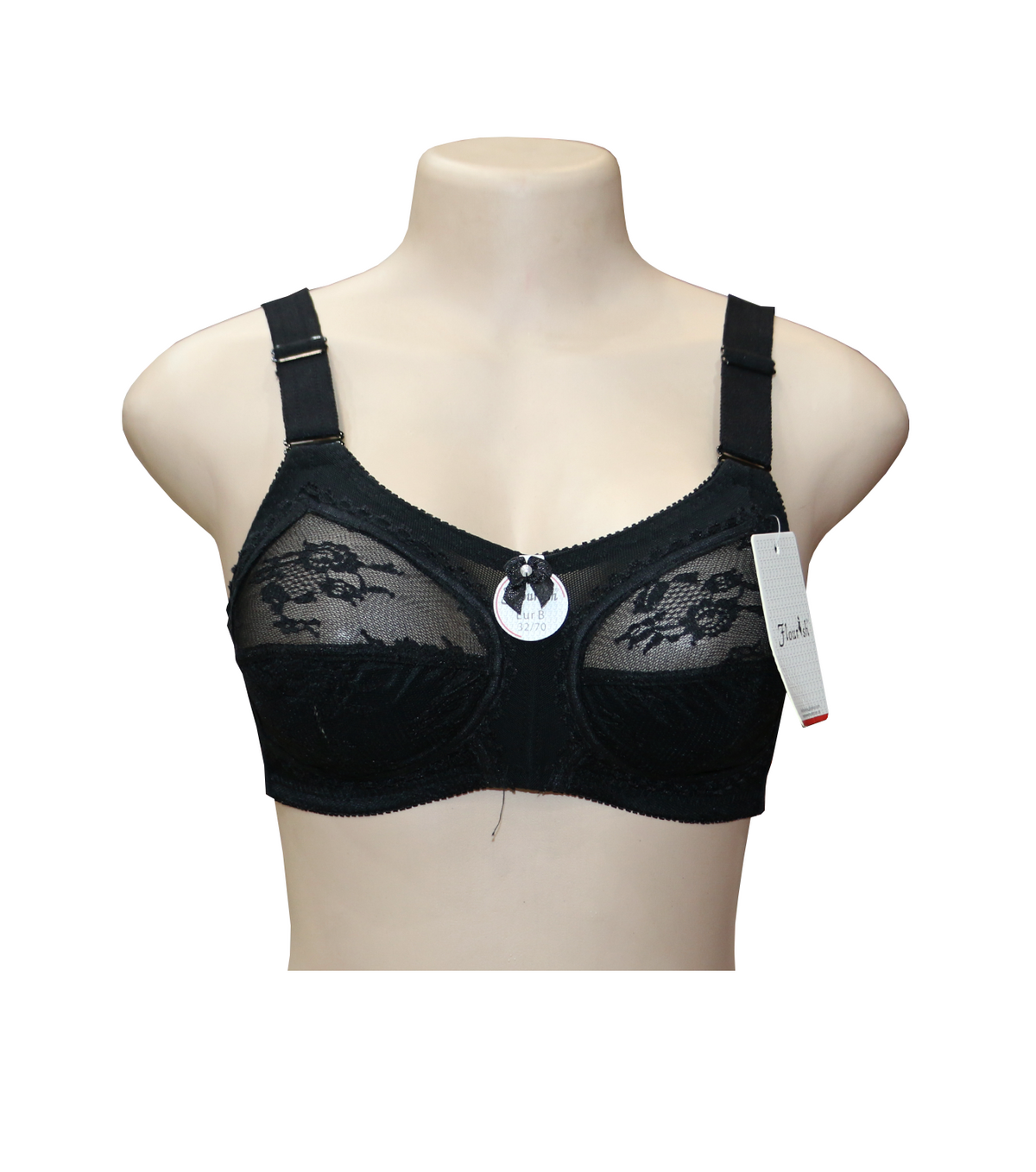 bra flourish disclosure black 38d