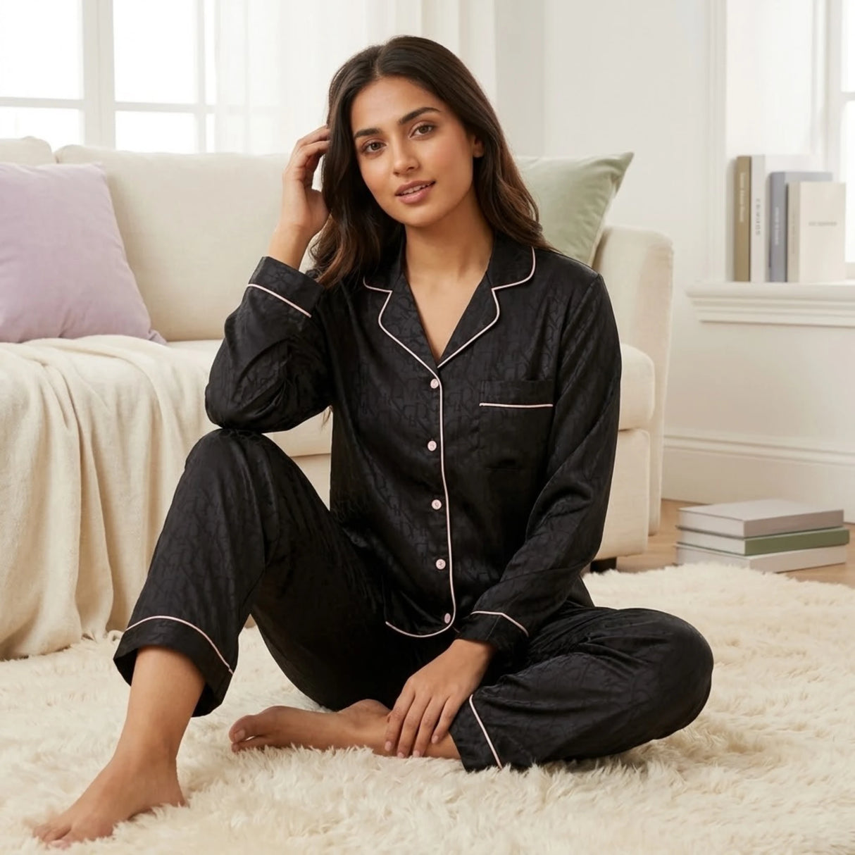 night suit silk 191 china