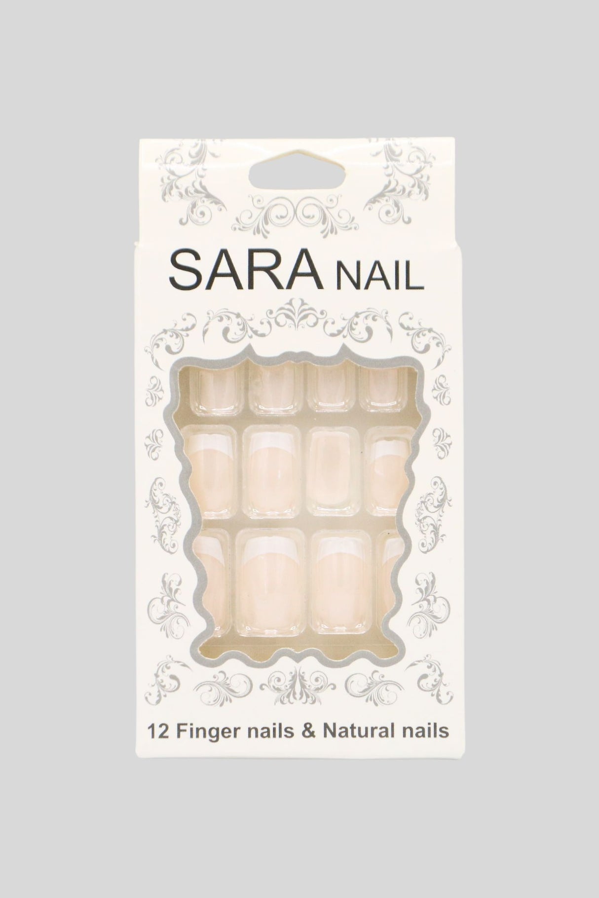 sara nails french 12pc 2131