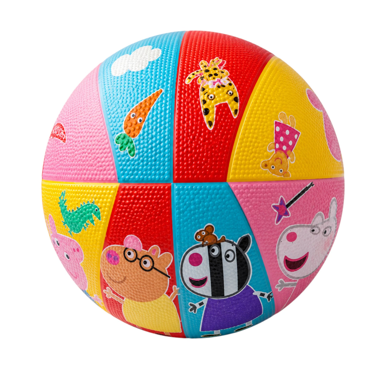 Kids Basketball Size 3 – Colorful Cartoon Animal Print