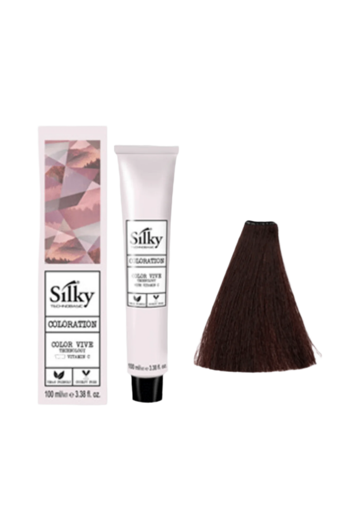 silky hair color 5.5 100ml