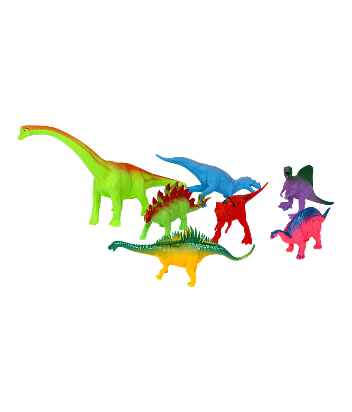 pvc chu chu dinosaur 7pc kl-248