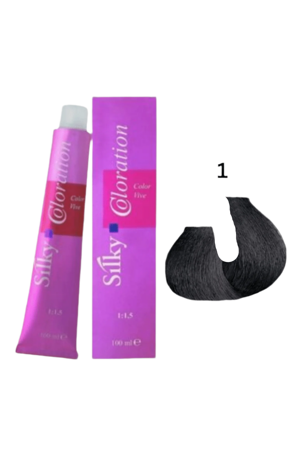 silky hair color 1 100ml