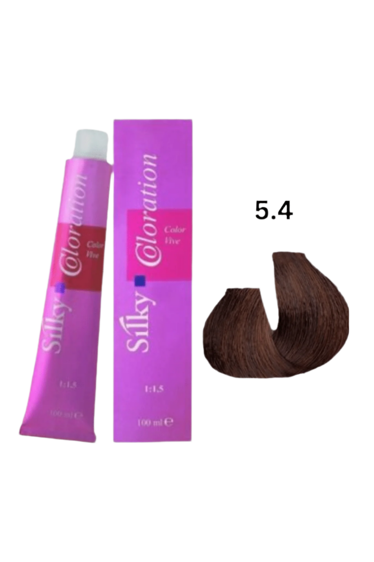 silky hair color 5.4 100ml
