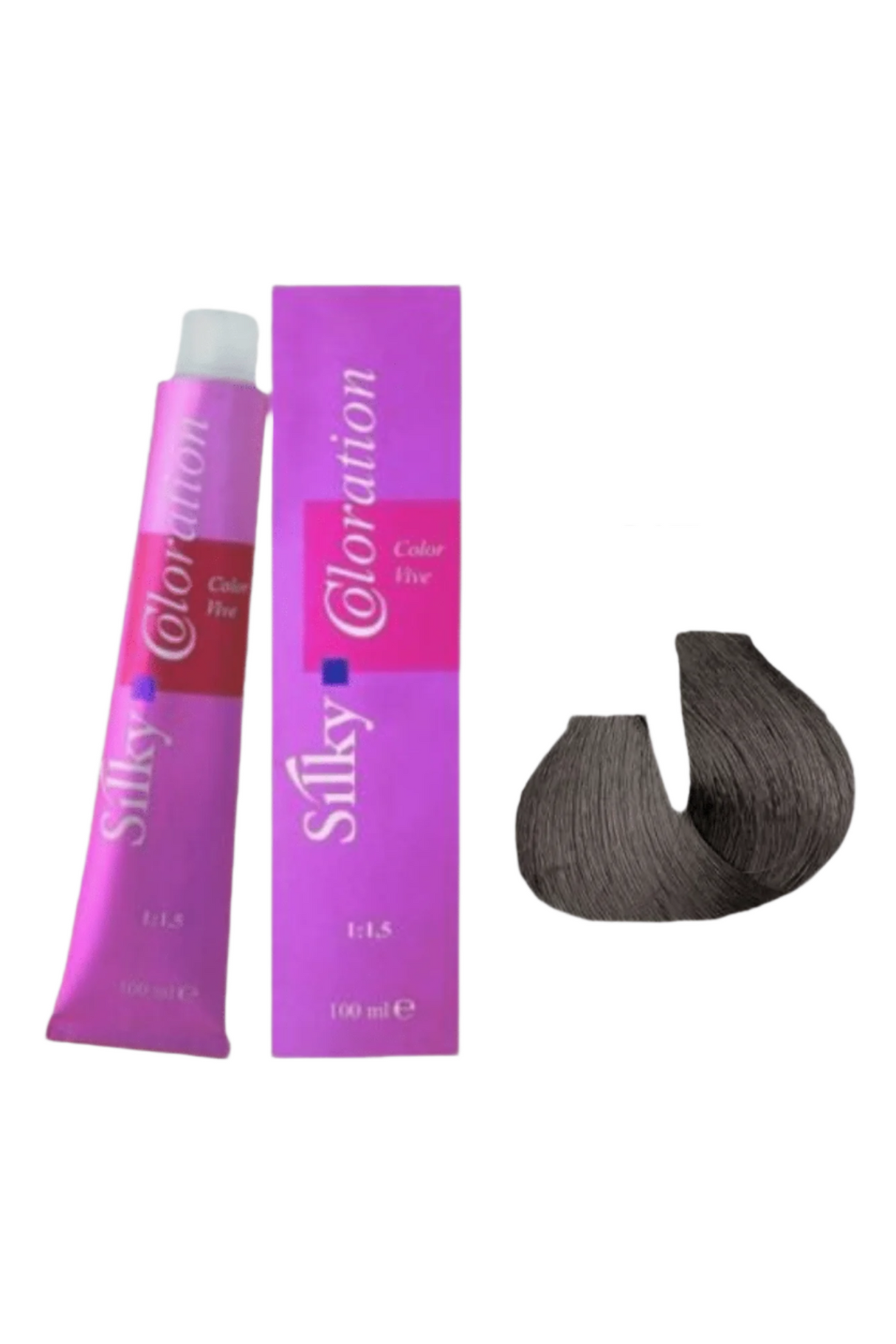 silky hair color 5.1 100ml