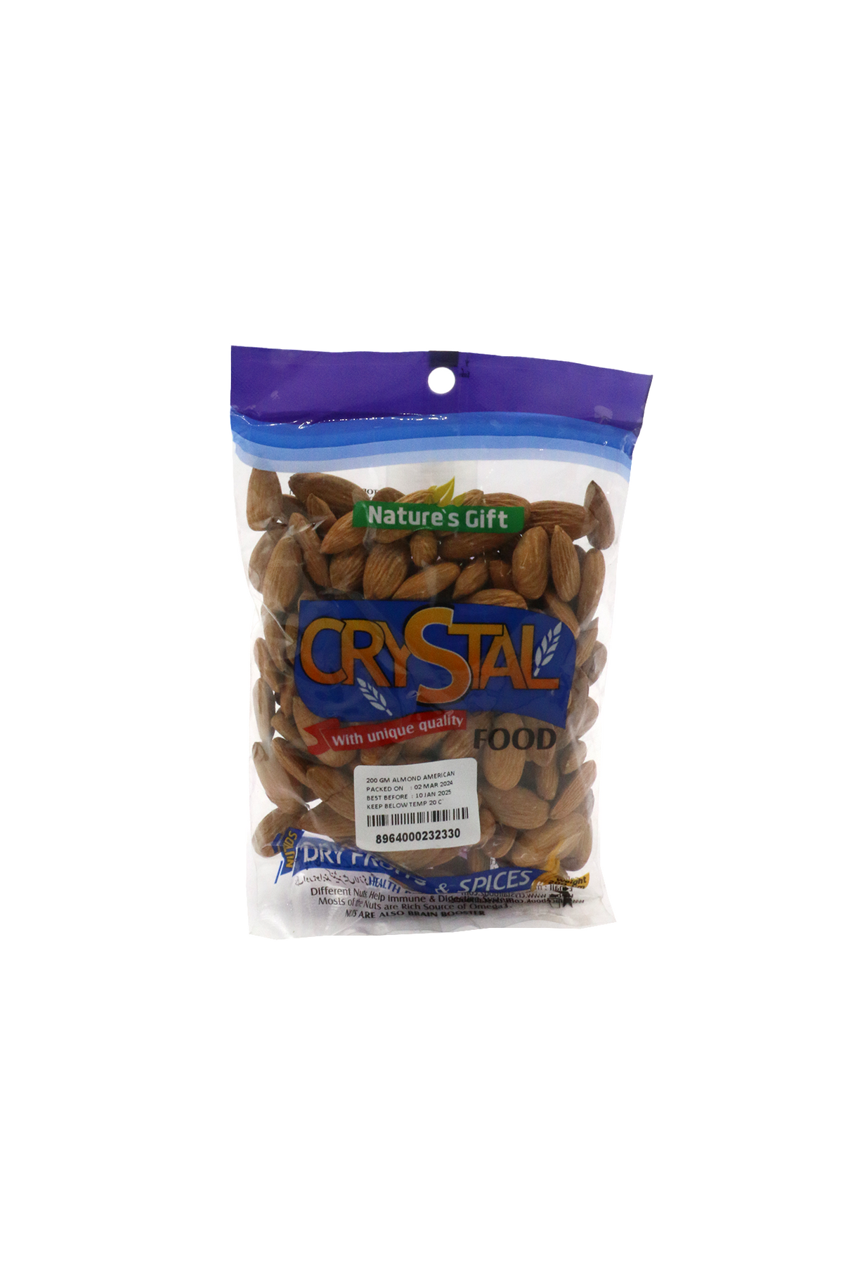 crystal almond usa 200g