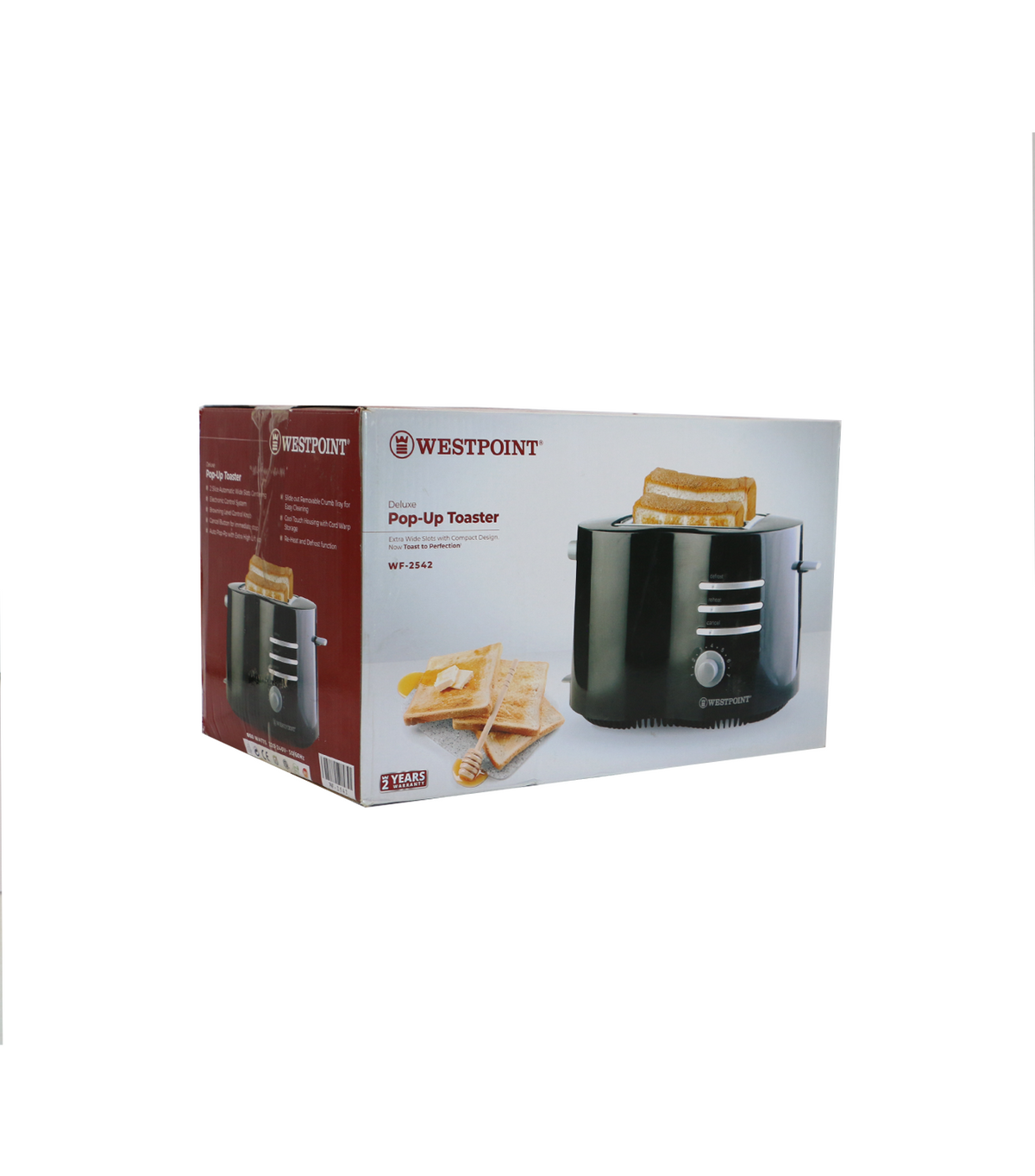Maxpoint Toaster WESTPOINT SLICE TOASTER 2542 – KK Mart