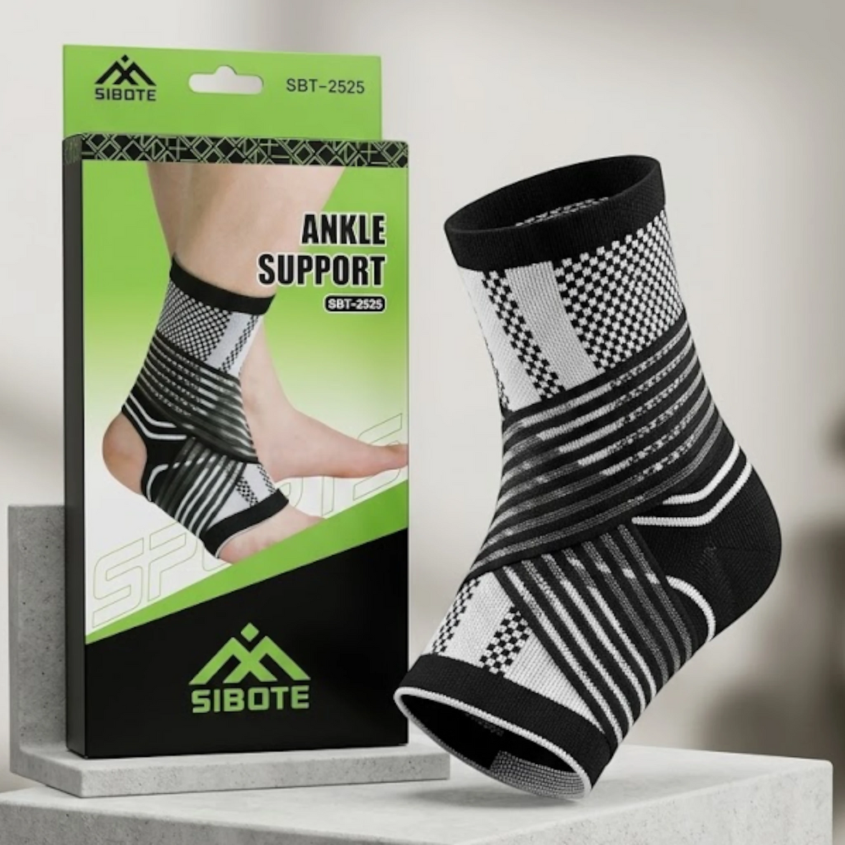 Sibote Ankle Support SBT-2525 – Compression Sleeve for Sports & Recovery