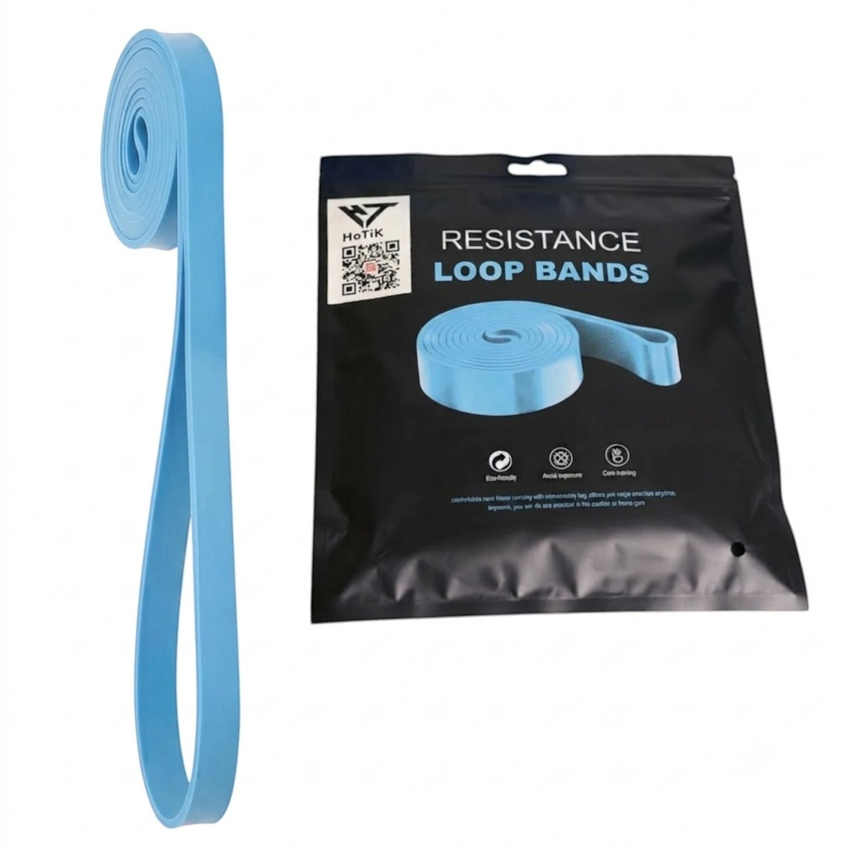 HoTiK Resistance Loop Band – Maximum Resistance Pull Up Band Blue 4.5X50MM