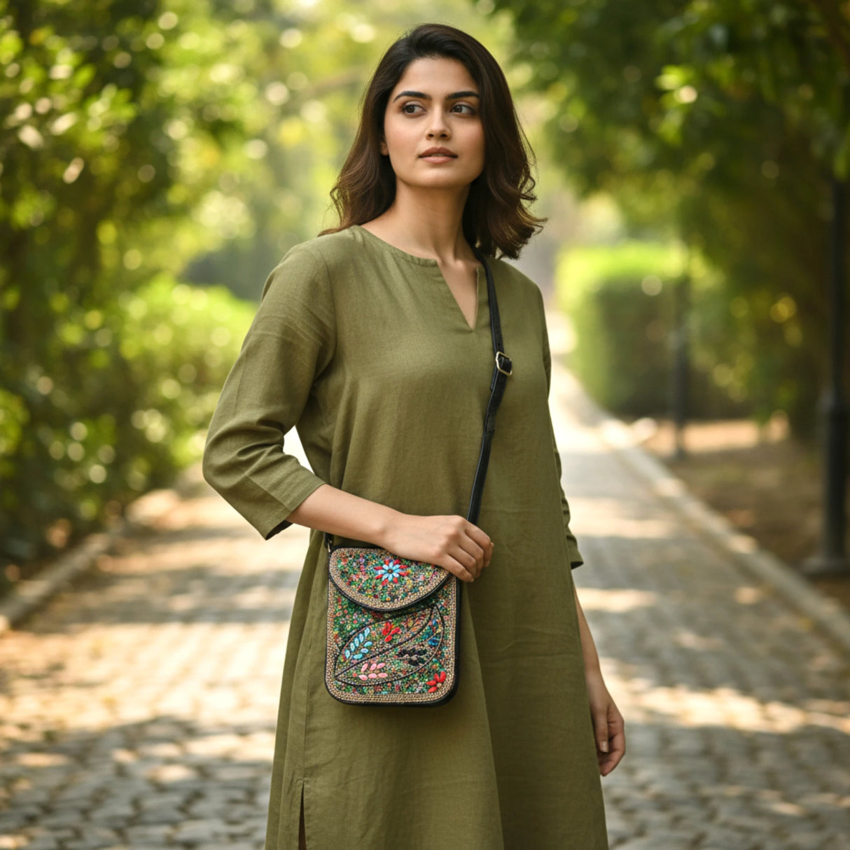 ladies mobile pouch with beads china