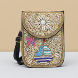 ladies mobile pouch with beads china