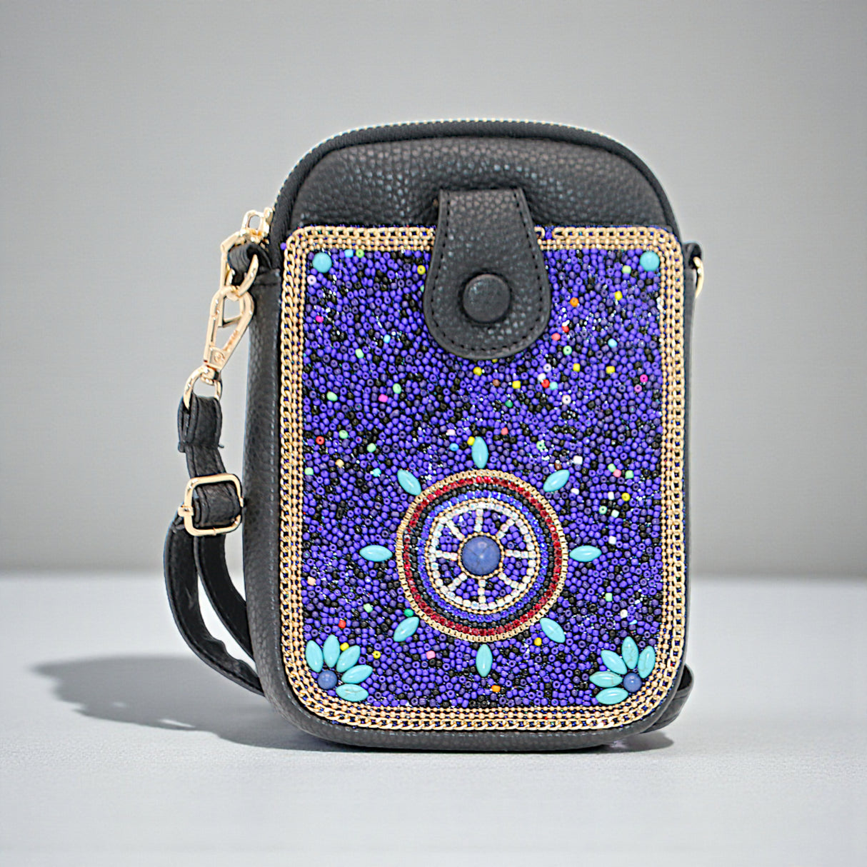 ladies mobile pouch with beads china