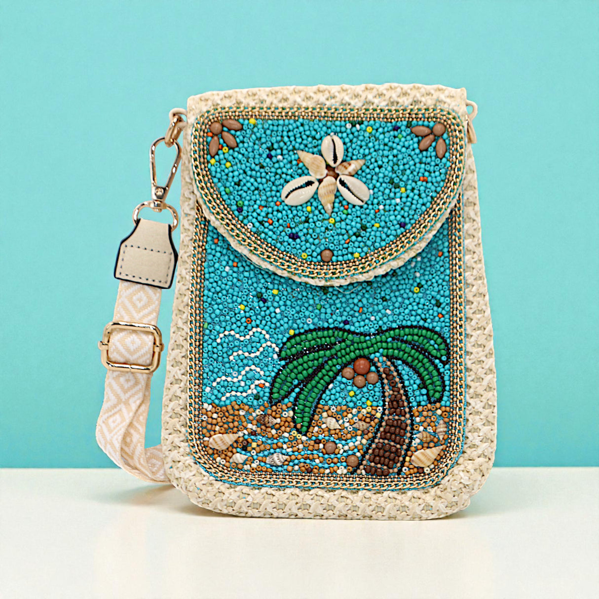ladies mobile pouch with beads china