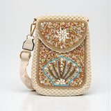 ladies mobile pouch with beads china