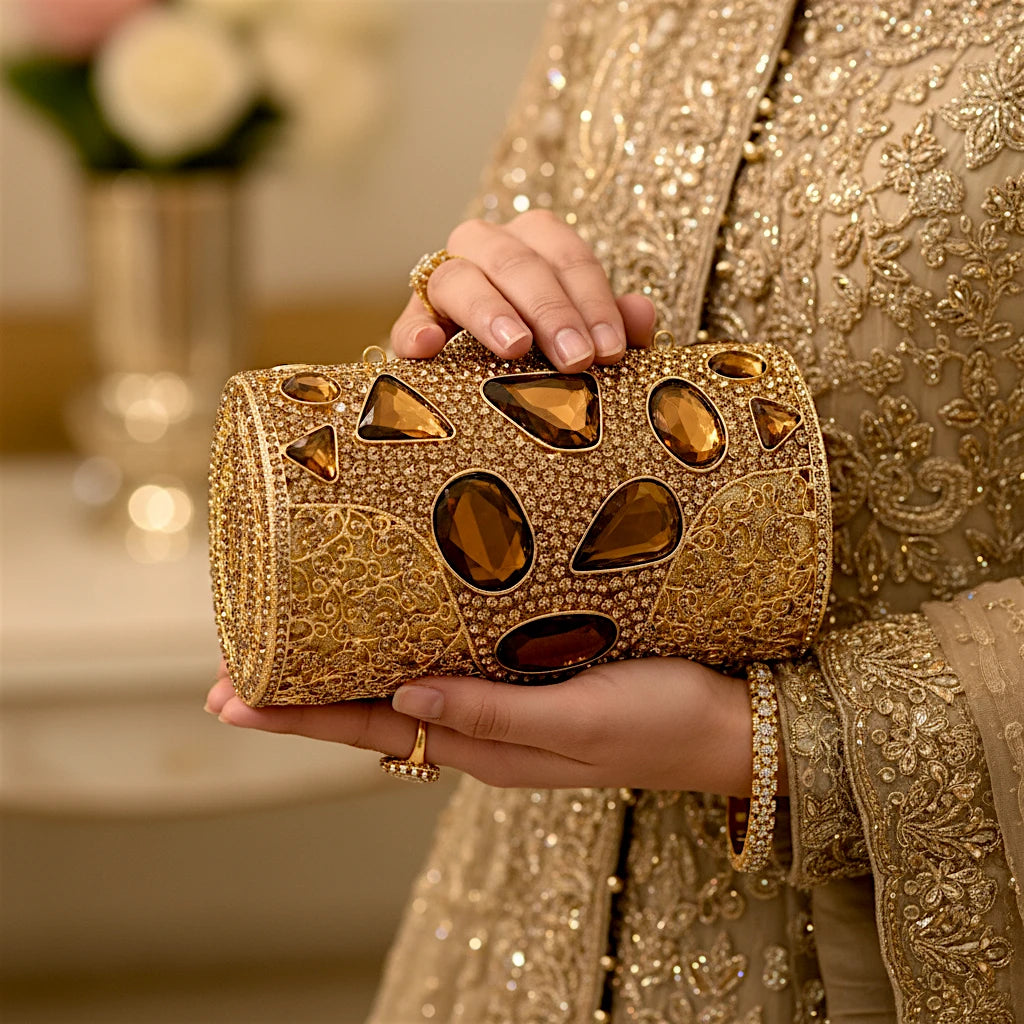 ladies bridal clutch round shape china