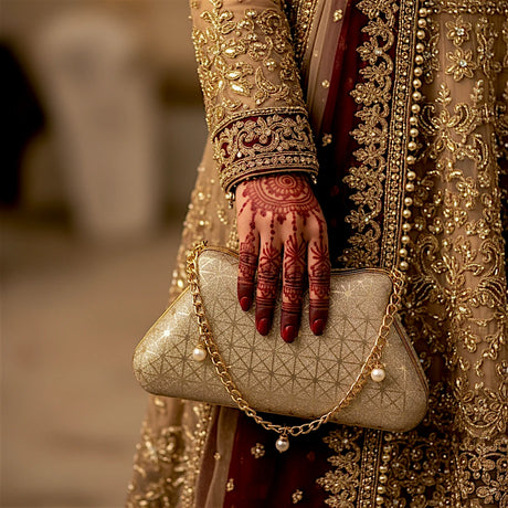 ladies bridal clutch