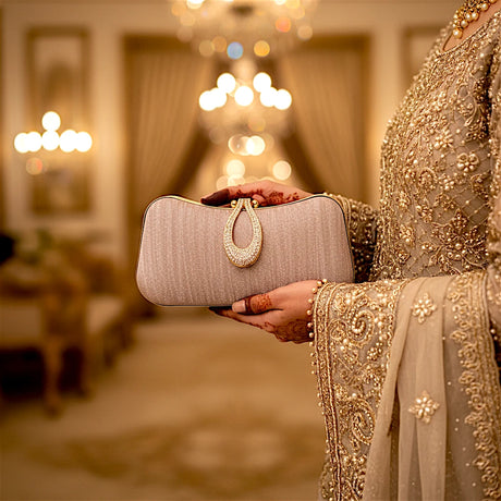 ladies bridal clutch fancy