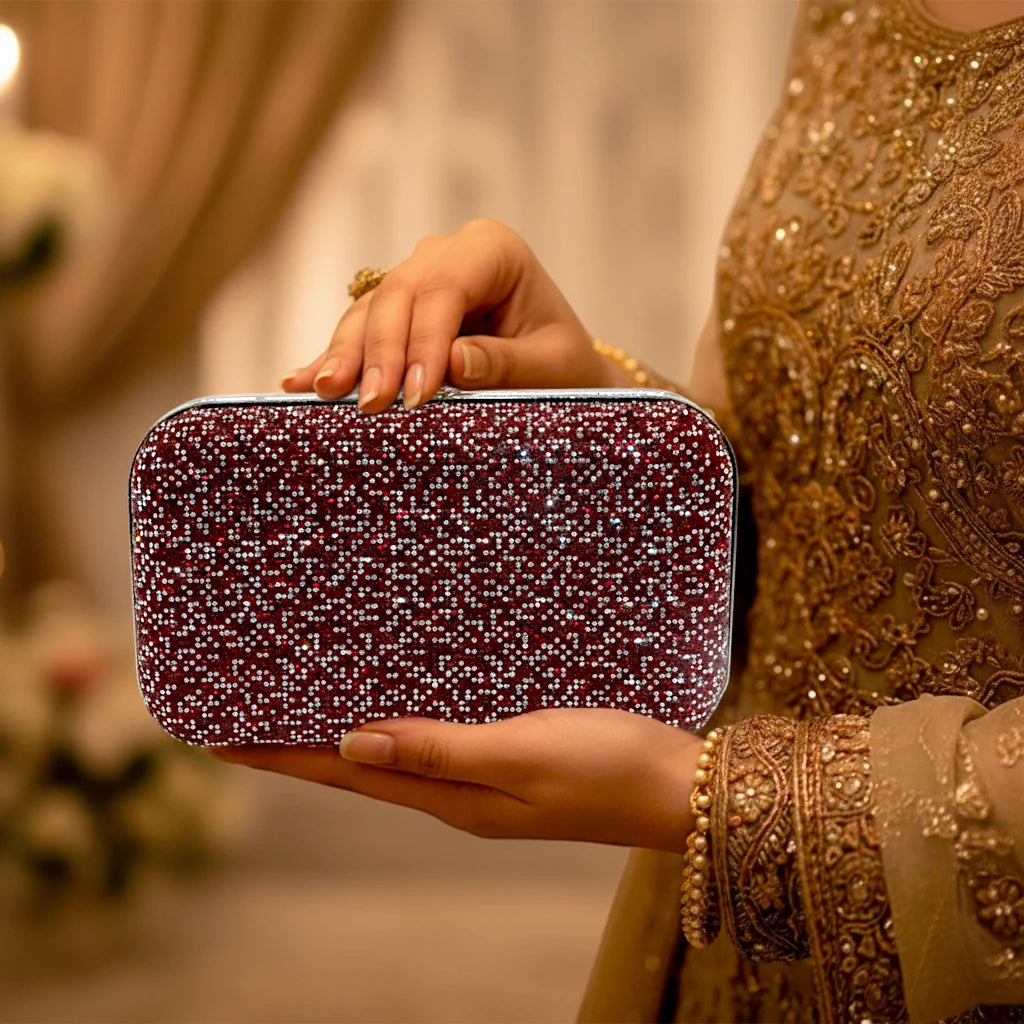 ladies bridal clutch fancy