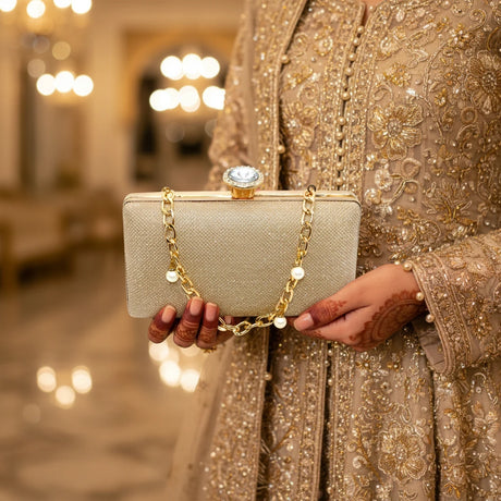 ladies bridal clutch fancy