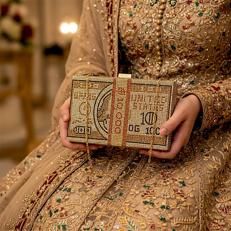 ladies bridal clutch fancy