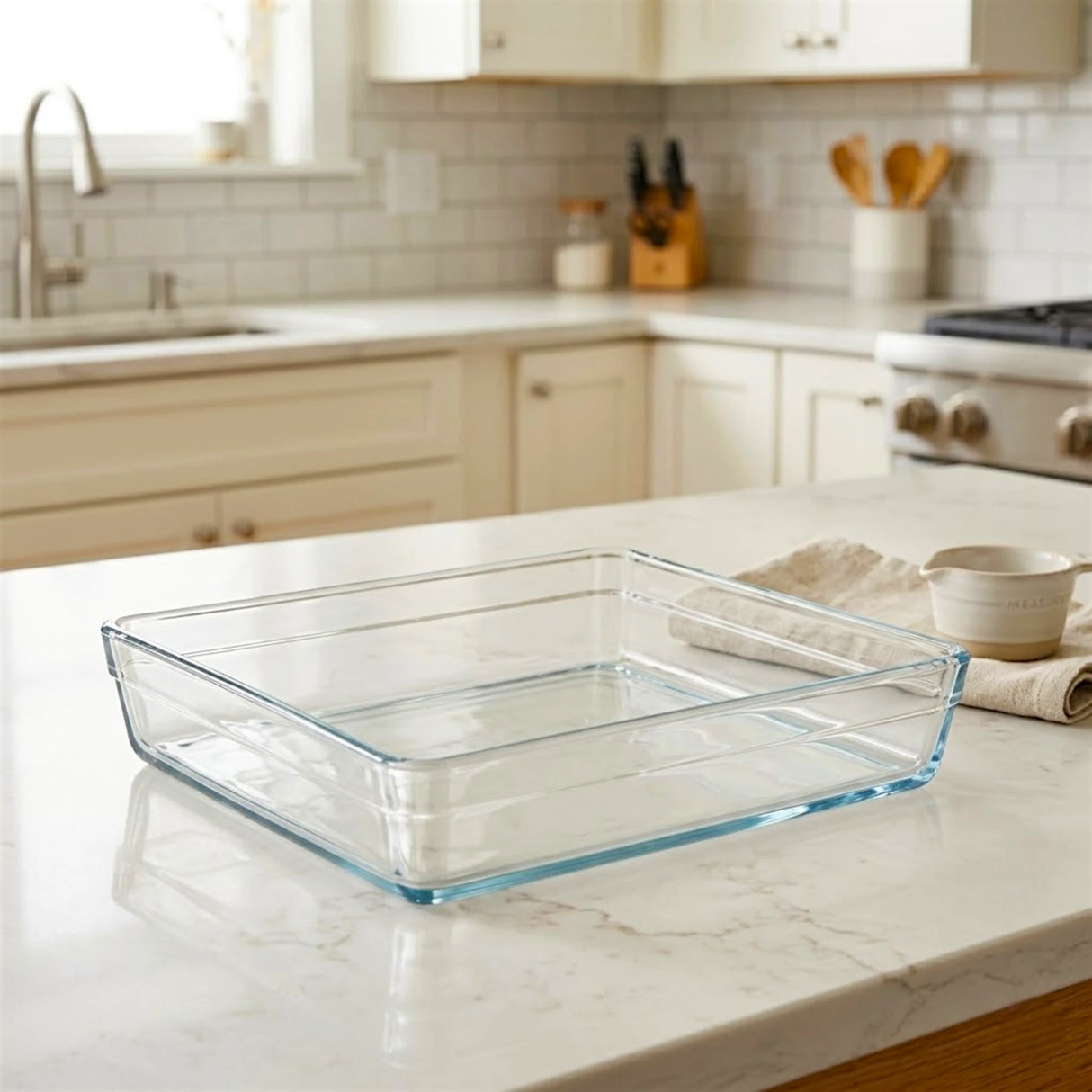 borcam glass dish 14" rectangle turkey 59334