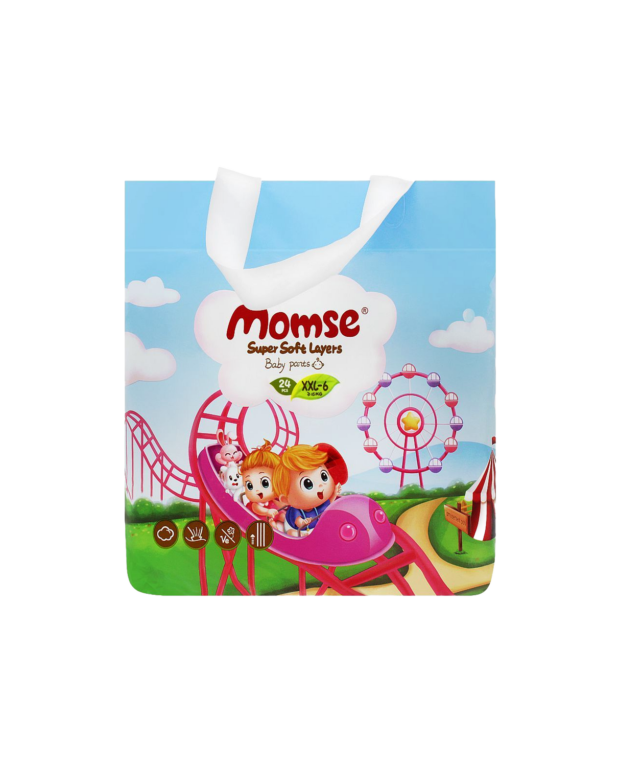 momse pants economy pack xxl-6 24pc