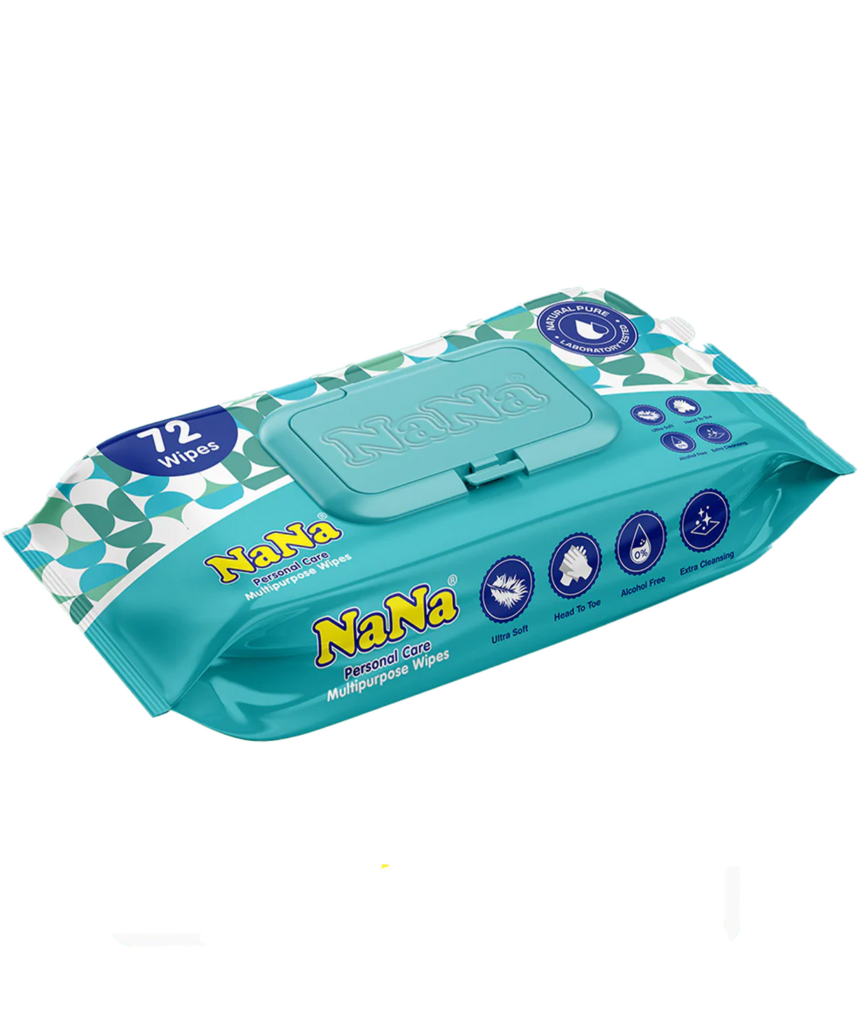 nana baby wipes 72pc d160