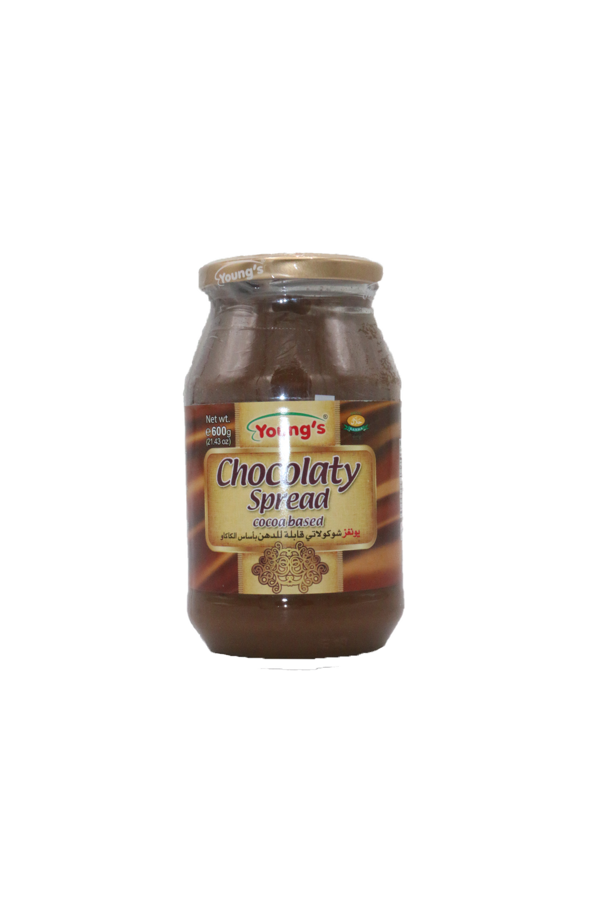 youngs chocolaty spread cocoa based 600g