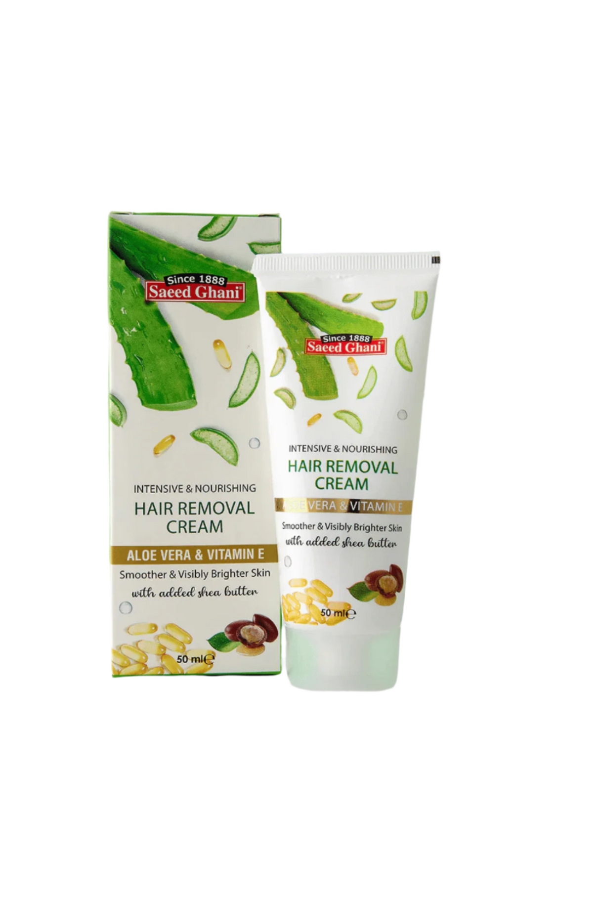 saeed ghani hair removing cream aloe vera & vit e 50ml