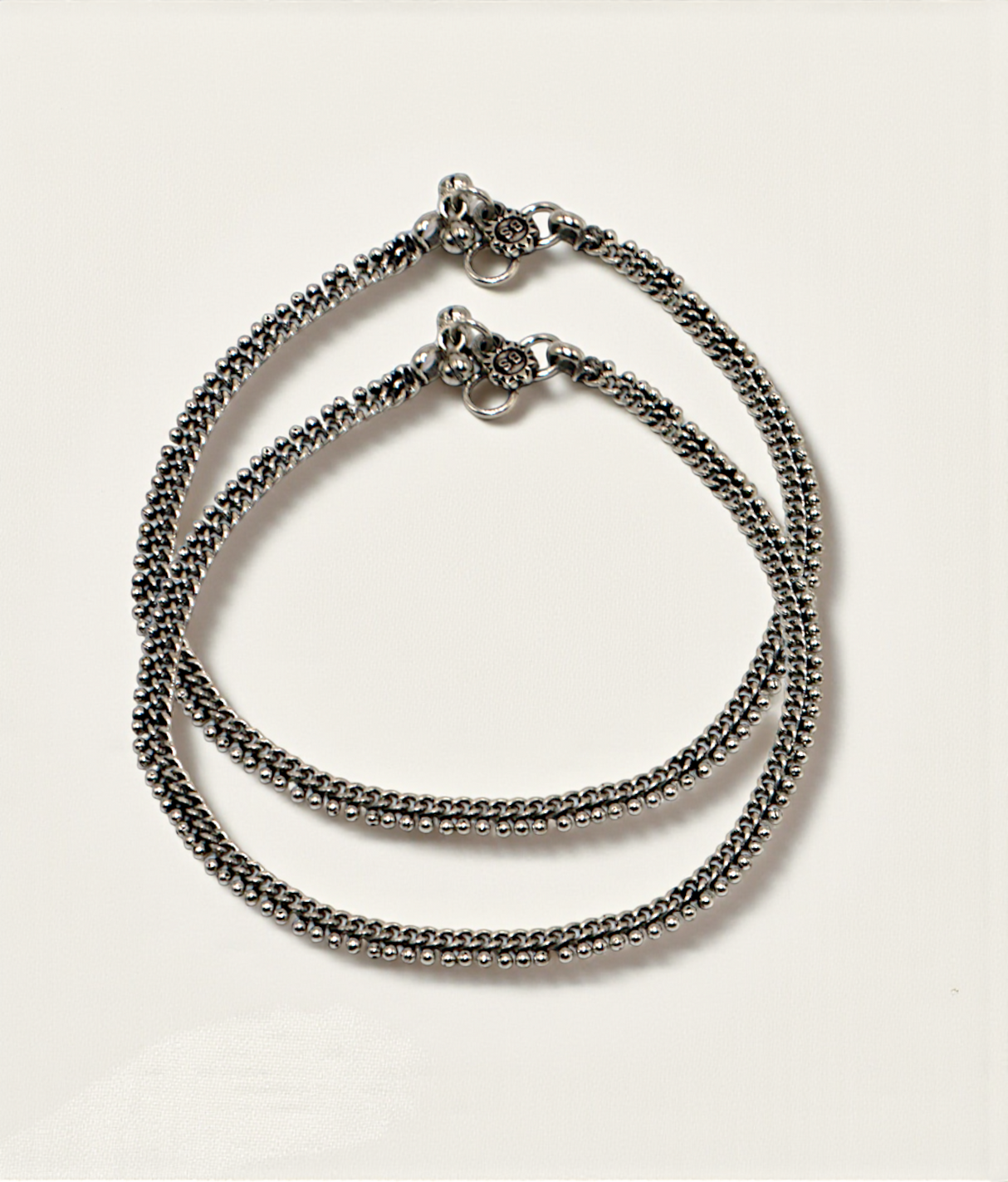 anklet vintage silver