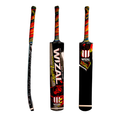 CRICKET TAPEBALL BAT WIZAL HUNTER & COVER