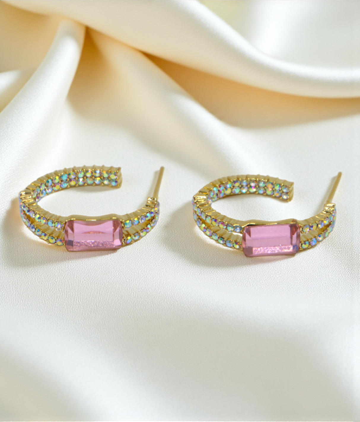 ear ring gold plated stone bali style china