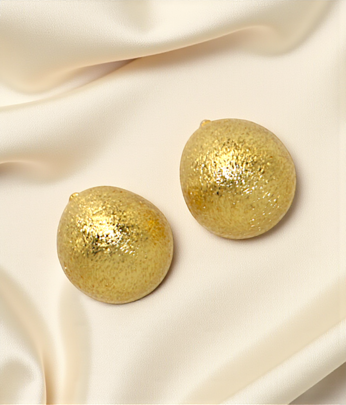 ear ring sparkling golden stud with ball shape china