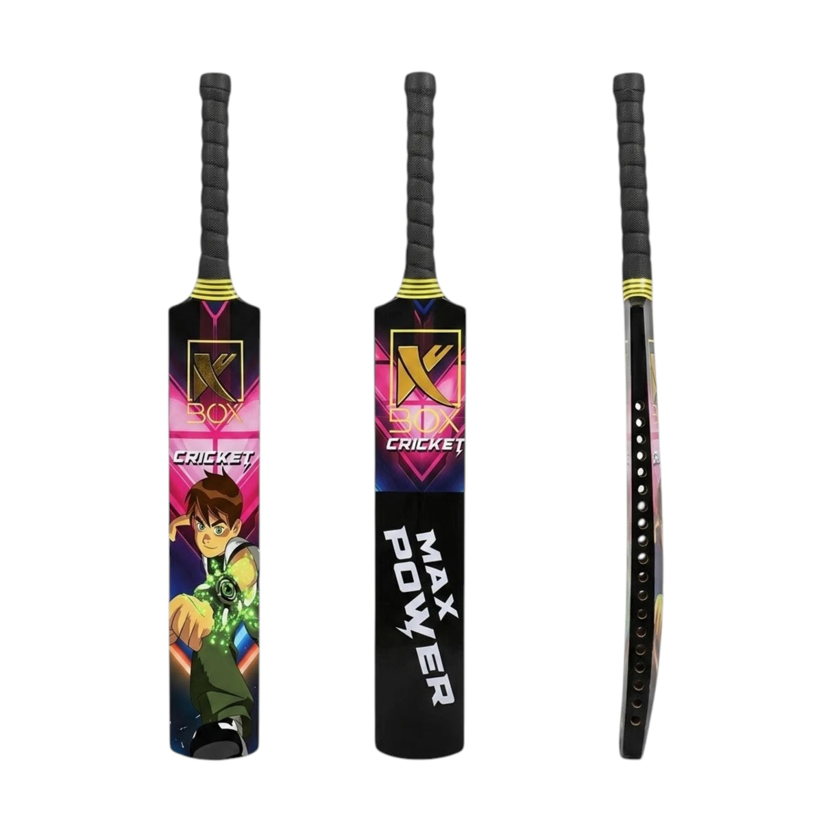 KIDS CRICKET TAPEBALL BAT JUNIOR MAX POWER  KBOX