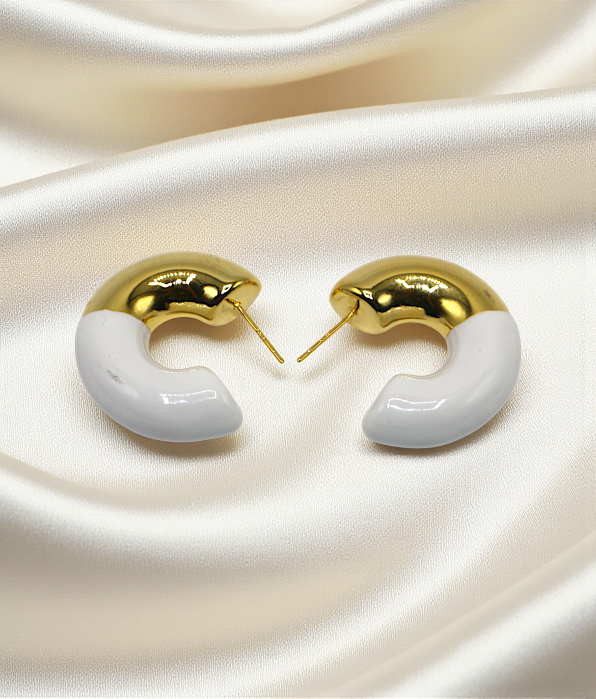 ear ring white c shape china