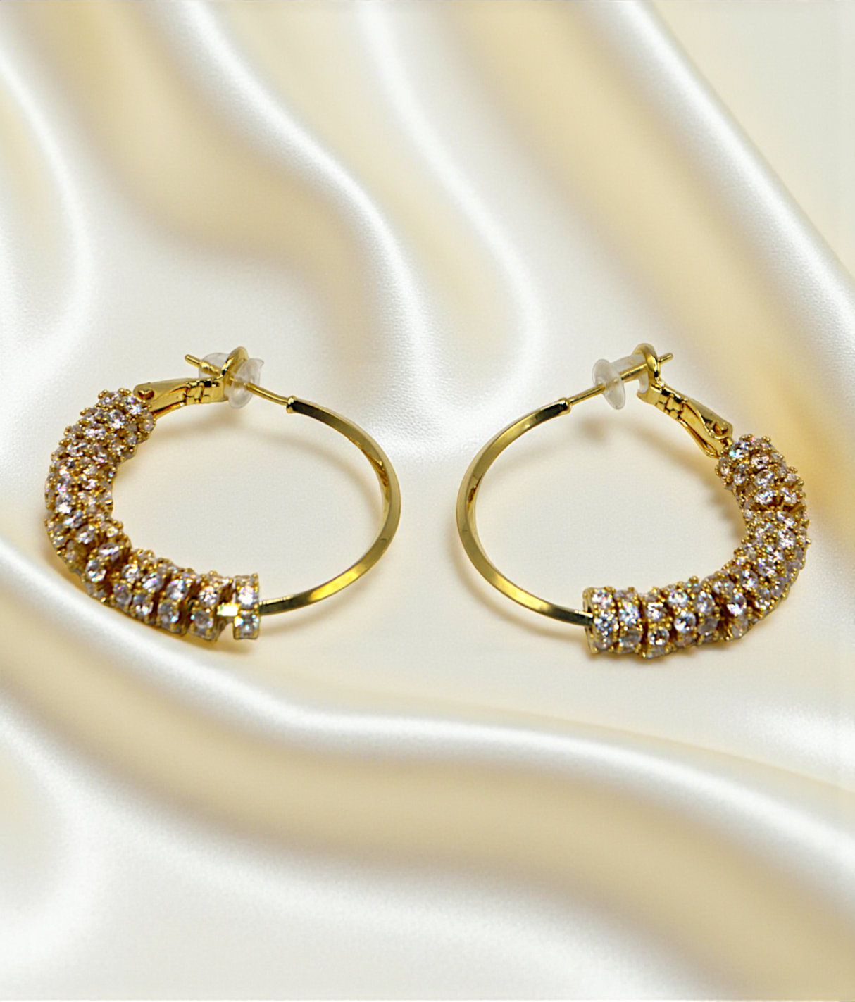 ear ring gold plated stone bali style china