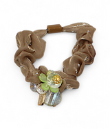 hair tie mix color with crystal pearls china