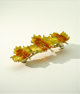hair clip gold matel leaf china