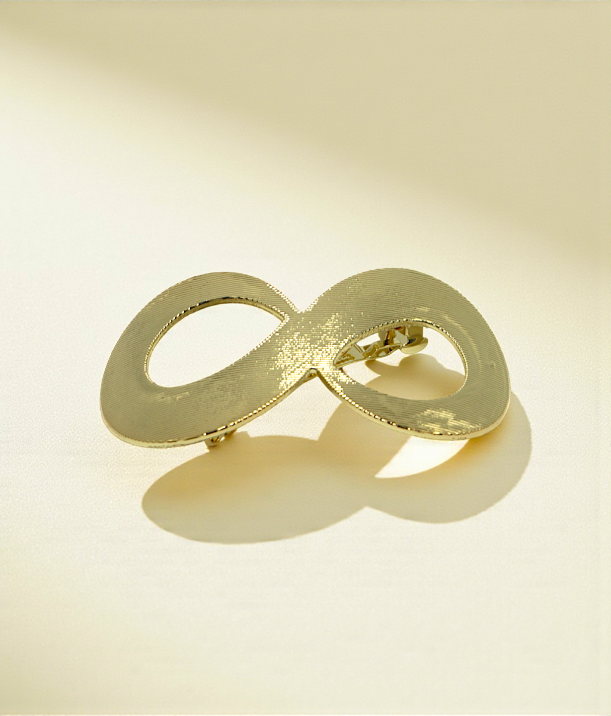 hair clip metal gold infinity sign eight china