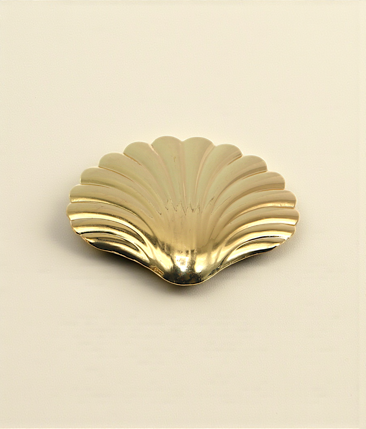 hair clip gold matel seashell china
