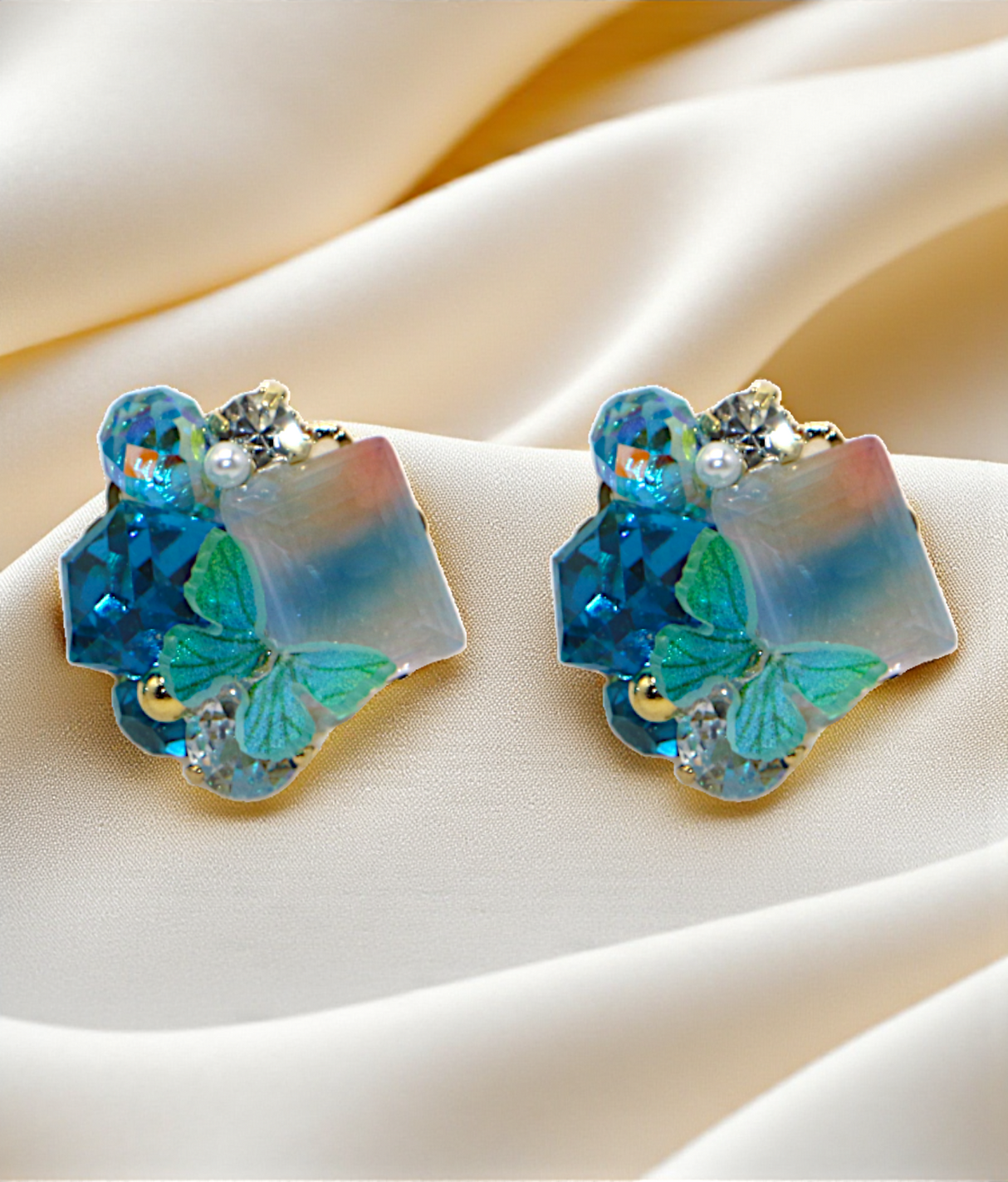 ear ring unique multi beads & stones china