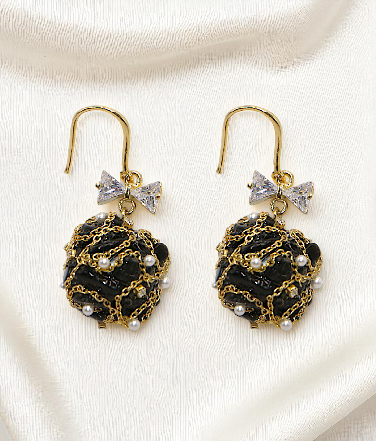 ear ring crystal beads ball shape china