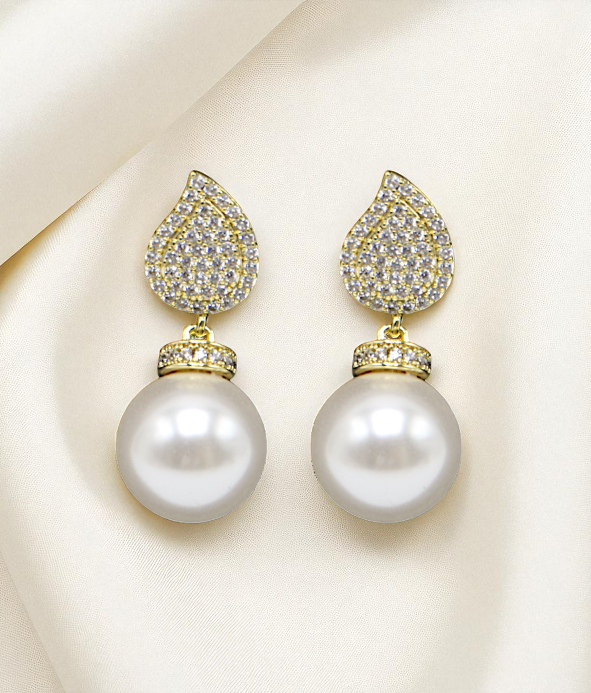 ear ring gold plated shiny stones china