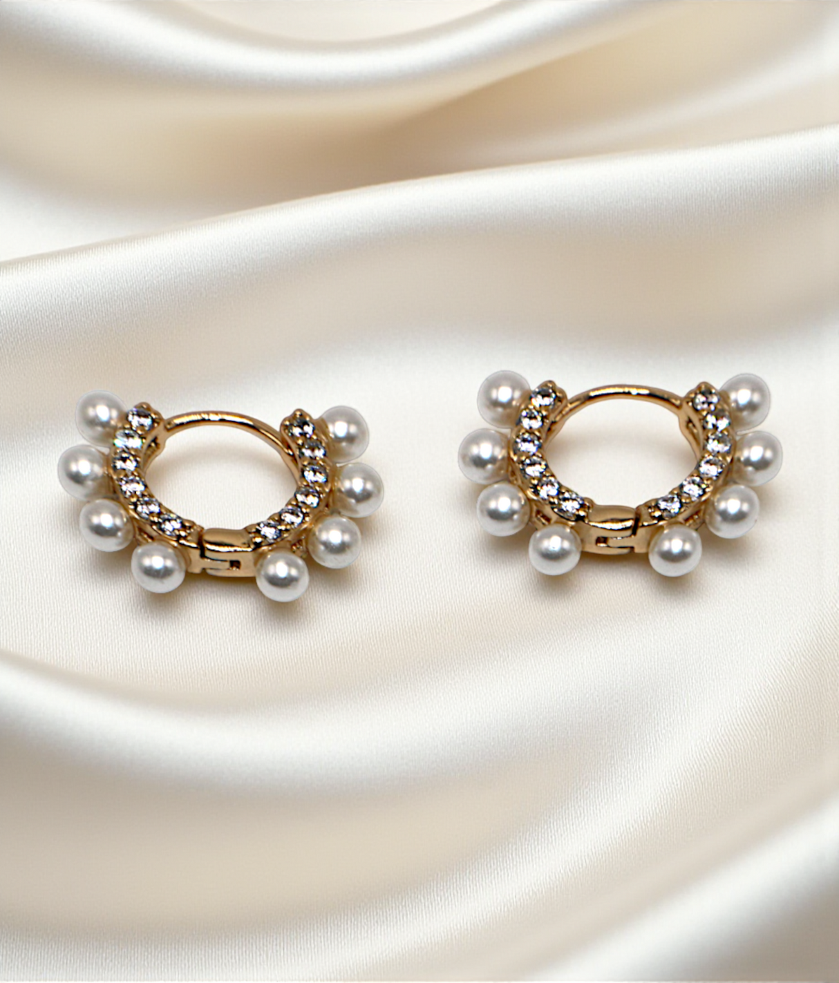 ear ring gold bali style with pearls china