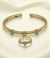 bracelet diamond heart stone cuff and ring china