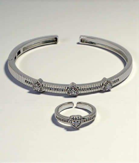 bracelet diamond heart stone cuff and ring china